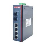 BELLCOMMS 2 Ports SFP 1000M To 4 Port 10/100/1000M PoE Unmanage